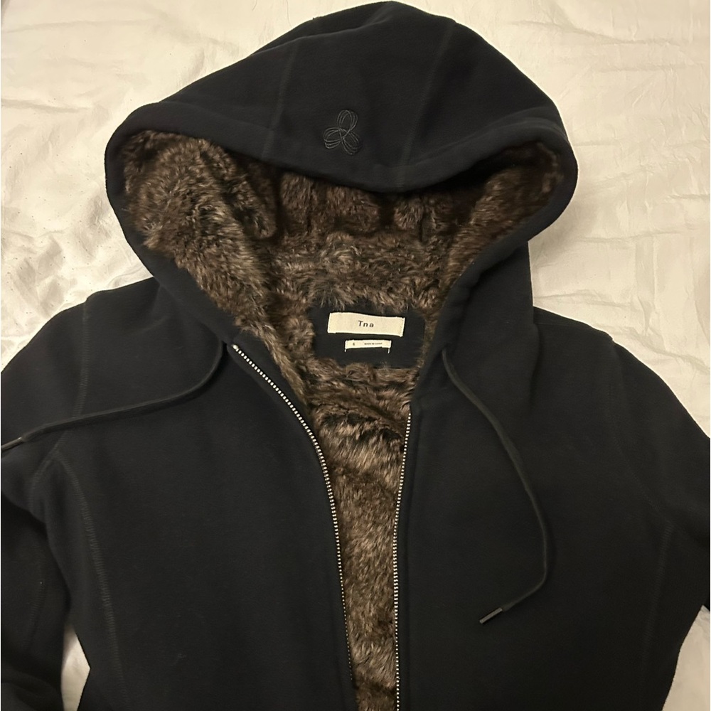 TNA slim fit hoodies with faux